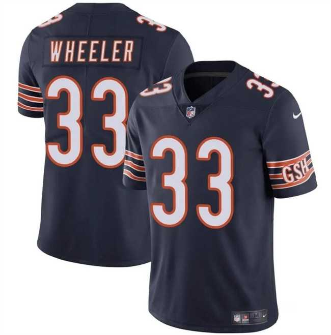 Men & Women & Youth Chicago Bears #33 Ian Wheeler Navy Vapor Football Stitched Jersey